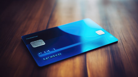 banking blue debt cardの素材
