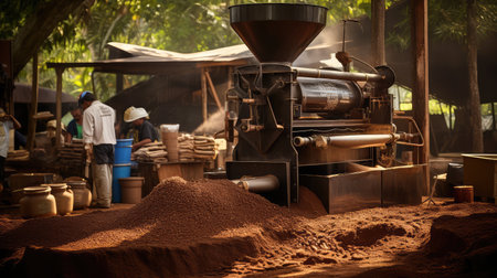 processing coffee parkの素材