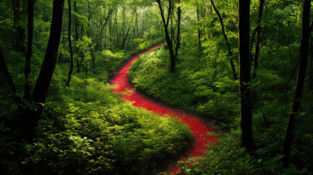 foliage thin red lineの素材