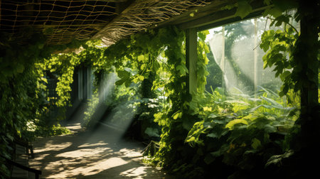 trellis green vineの素材