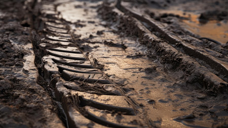 vehicles road close upの素材