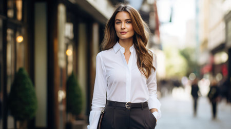 wardrobe white button down shirtの素材