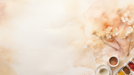 variations beige water colorの素材