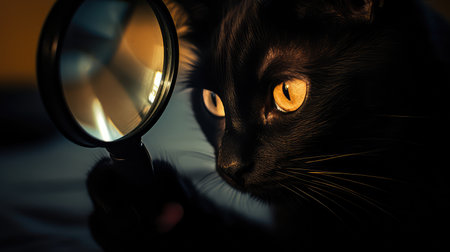owner cat magnifying glassの素材