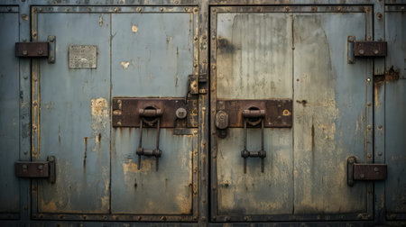 locked closed doorsの素材