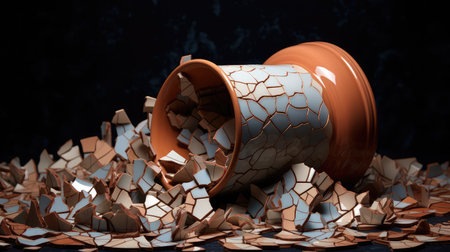 ceramic shatter textureの素材