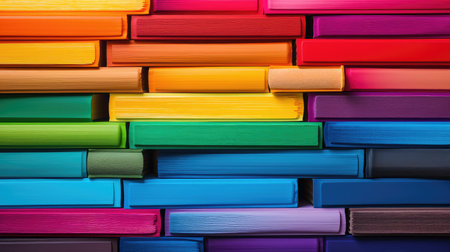 arrangement colorful booksの素材