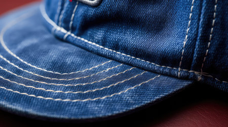 logo blue baseball hatの素材