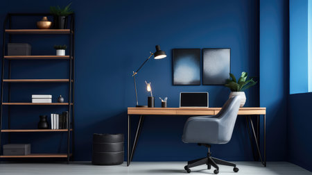 backdrop dark blue wallの素材