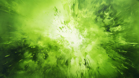 abstract green burstの素材