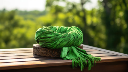 tie green tie-dyeの素材