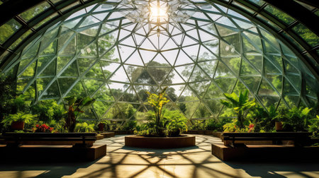 plants dome glassの素材