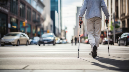 accessibility white caneの素材