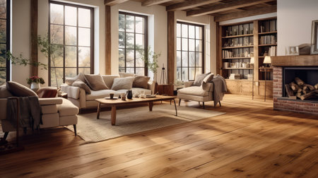 cozy vintage wood floorの素材