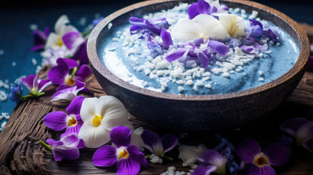 flakes blue spirulina smoothieの素材