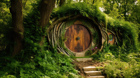 fantasy hobbit doorの素材