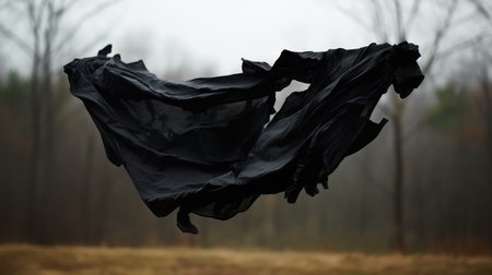 wrinkled gold and black borderの素材