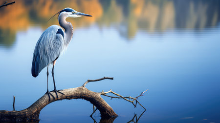 branch heron blueの素材