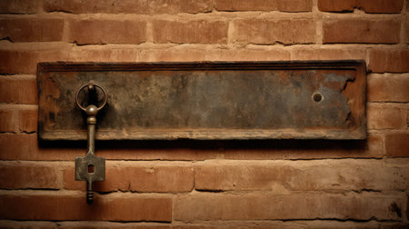 iron house key isolatedの素材