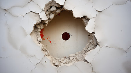 nil hole in a wallの素材