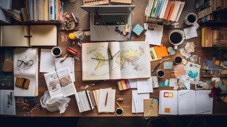 cluttered templates free bookの素材