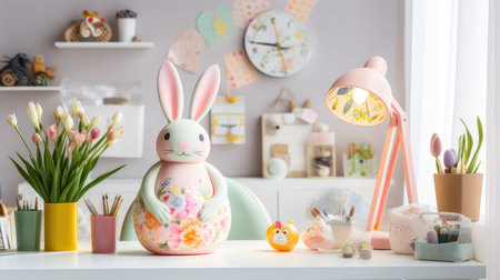 floral spring deskの素材