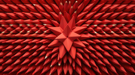 arranged red pencil starの素材