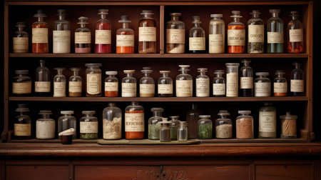 s vintage medicine bottleの素材