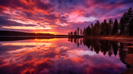 sky orange sunriseの素材