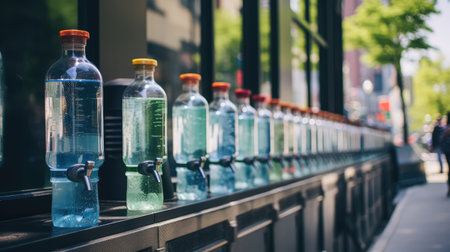 eco refillable water bottleの素材