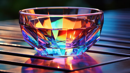 light rainbow glassの素材