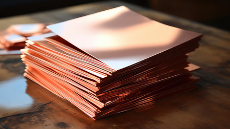 stack rose gold paperの素材