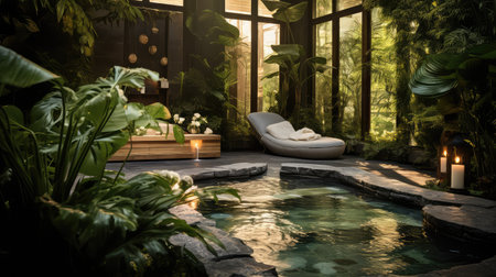 lush spa plantsの素材