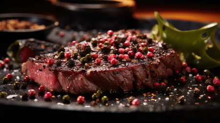 steak peppercorn blackの素材