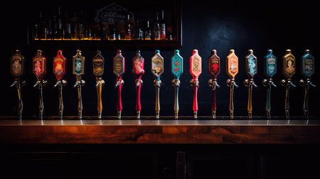 labels beer patternの素材