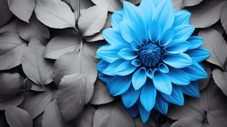 simple gray background blueの素材