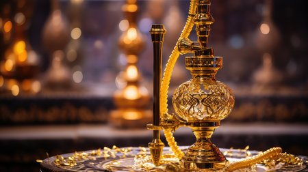 intricate gold hookahの素材