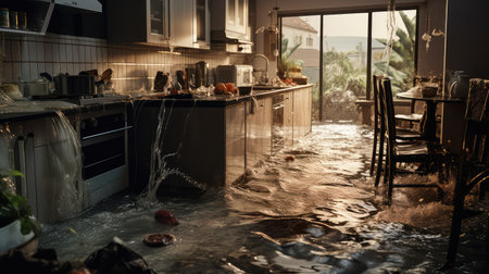 water kitchen floodの素材