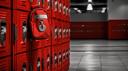 locker red lockersの素材