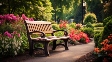 greenery wooden benchの素材