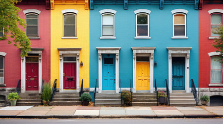 colorful windows doorsの素材