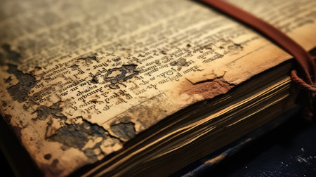 manuscript old book pageの素材