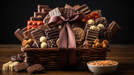 truffles food gift basketの素材