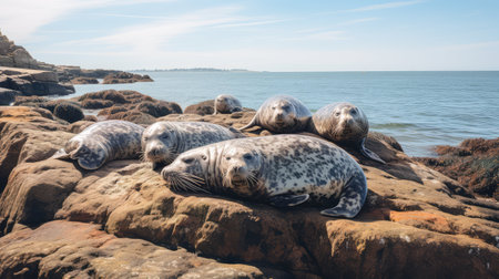 rocky grey sealの素材