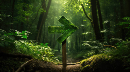 ward green up arrowの素材