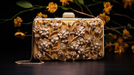 opulence gold embellishmentの素材