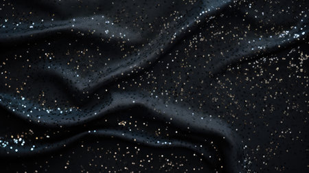 elegant black glitter background illustration glamorous party, silver dark, dramatic texture elegant black glitter backgroundの素材