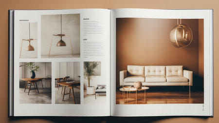 photography brand guide book layout illustration style images, essence products, appealing aesthetic photography brand guide book layoutの素材