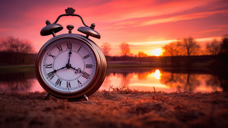 clock time change spring forwardの素材