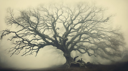 forest vintage treeの素材